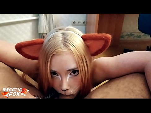 ❤️ ʻAle ʻo Kitsune i ka ʻāʻī a me ka cum i loko o kona waha Just porn ia makou ❤